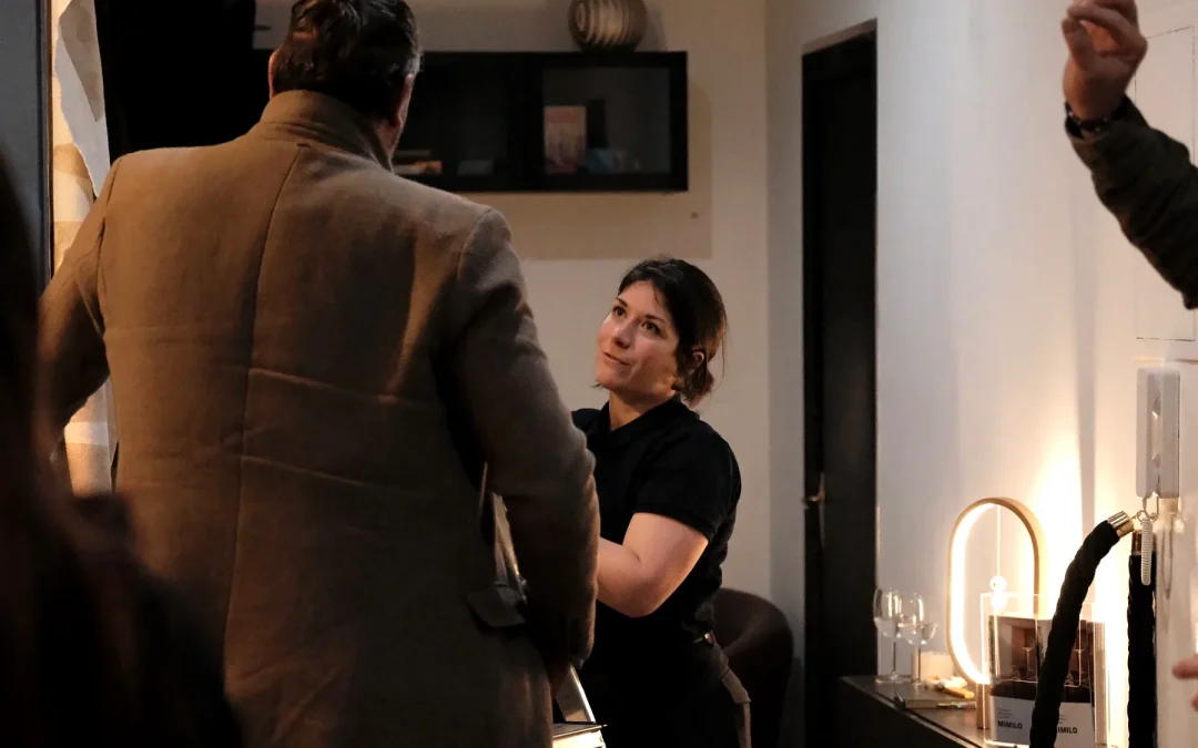 Les coulisses du savoir-faire Mimilo – Soirée tissu tendu chez Oxyform